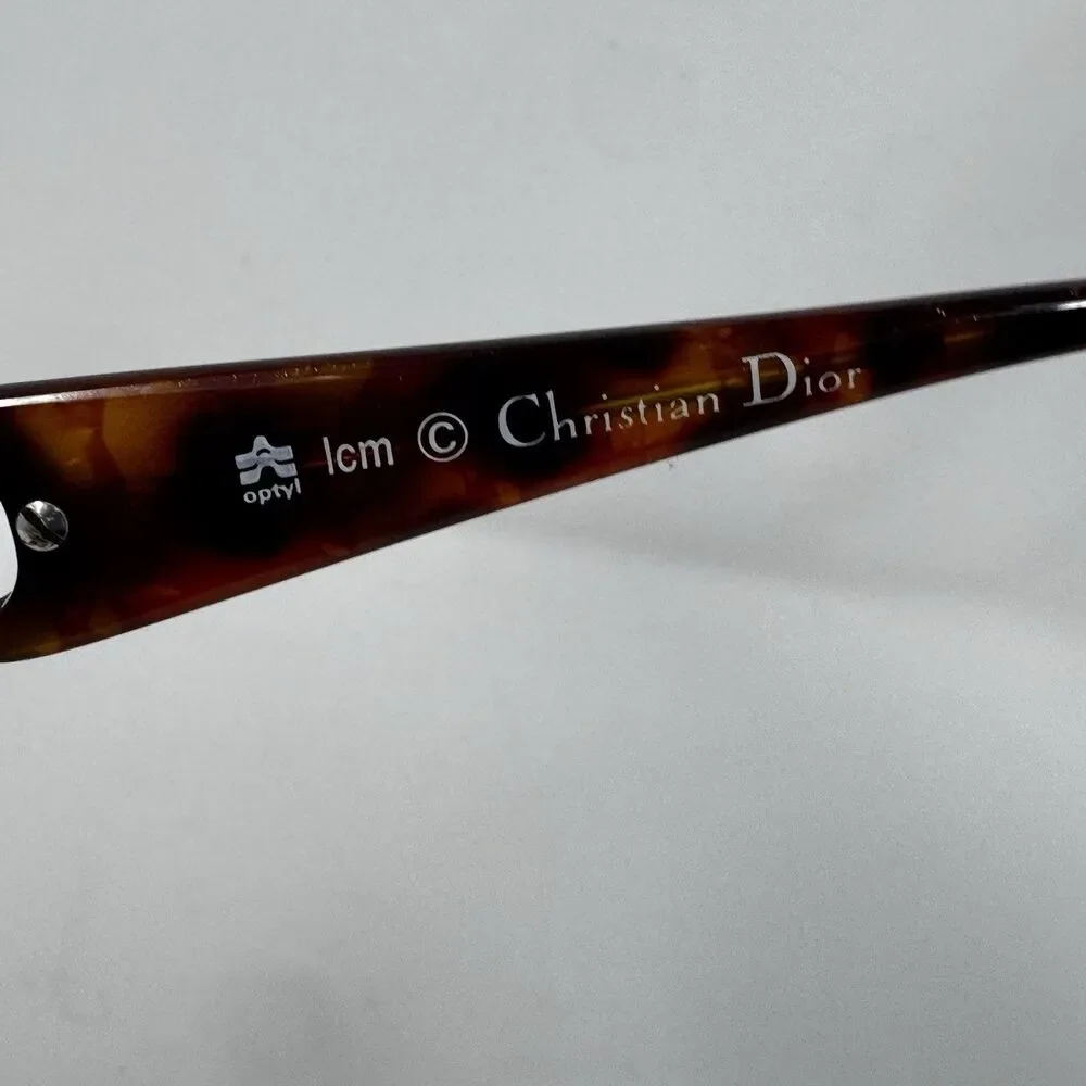 Christian Dior 2851 Tortoise Sunglass Frames 57-14 Made in Austria 1990s
